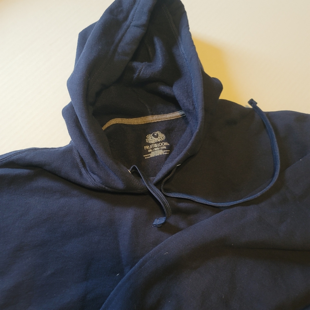 Hoodie Blue 3xl Fruit of the Loom new w/o tags